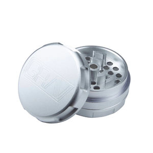 Grav® 3-Piece Aluminum Grinder - Color:Silver