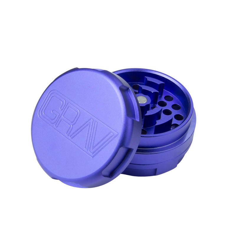 Grav® 3-Piece Aluminum Grinder - Color:Purple