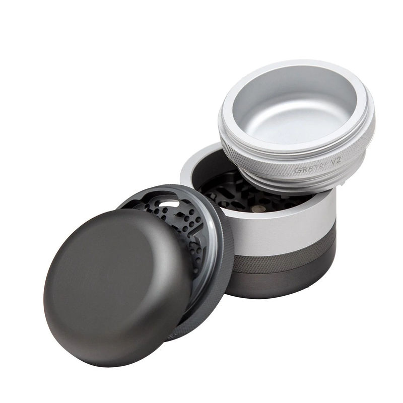 Kannastor GR8TR V2 Grinder - Color:Matte Silver