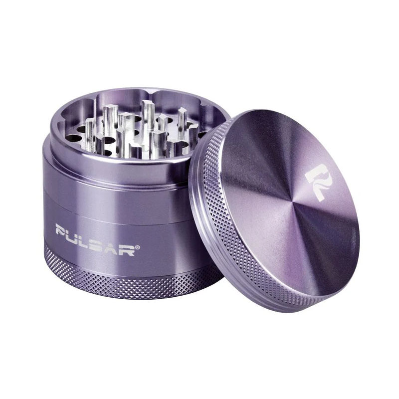 Pulsar 2" Hard Top 4-Piece Grinder - Color:Purple