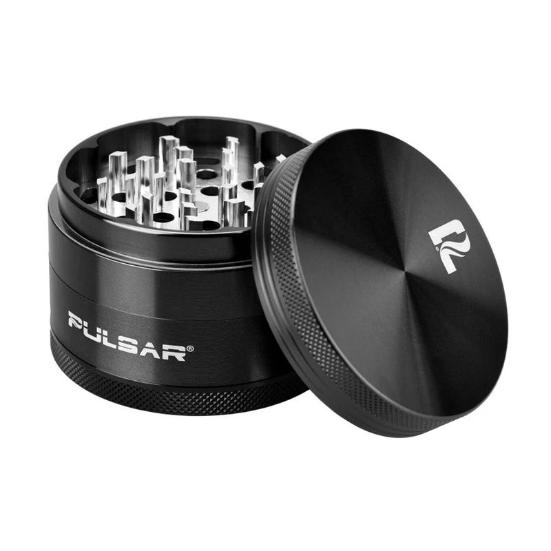 Pulsar 2" Hard Top 4-Piece Grinder - Color:Black