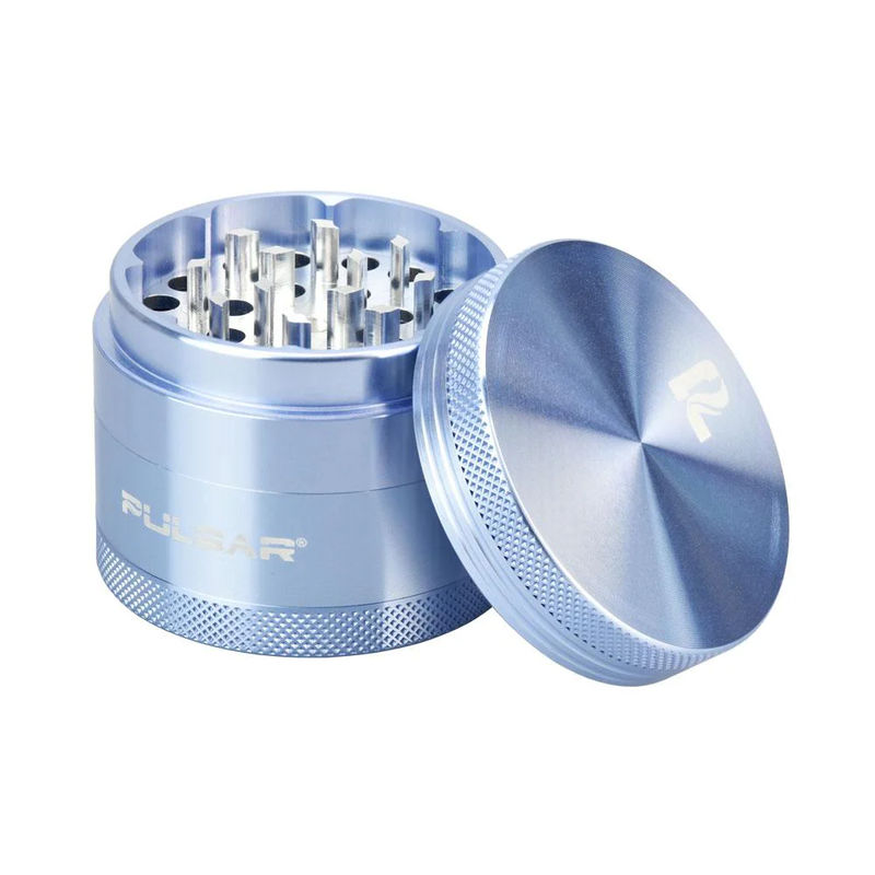 Pulsar 2" Hard Top 4-Piece Grinder - Color:Light Blue