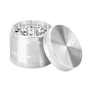 Pulsar 2" Hard Top 4-Piece Grinder - Color:Silver