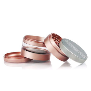 Kannastor 2.5” Jar Body 4-Piece Grinder - Color:Rose Gold