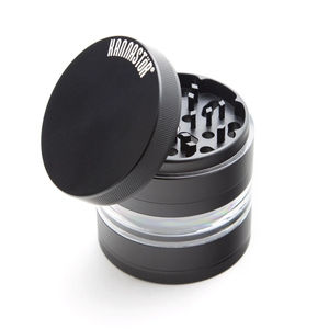 Kannastor 2.5” Jar Body 4-Piece Grinder - Color:Black