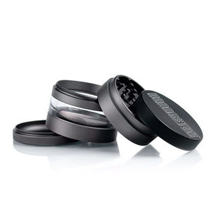 Kannastor 2.5” Jar Body 4-Piece Grinder - Color:Gunmetal
