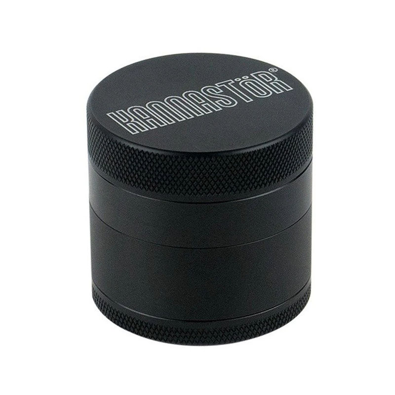 Kannastor 1.5” Solid Body 4-Piece Grinder - Color:Black
