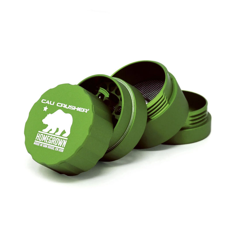 Cali Crusher Homegrown 4-Piece Pocket Grinder - Color:Green