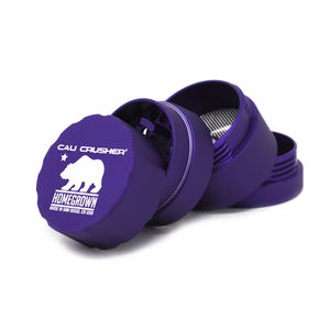 Cali Crusher Homegrown 4-Piece Pocket Grinder - Color:Purple