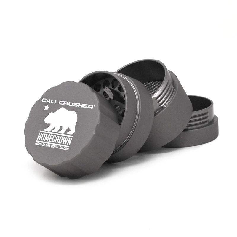 Cali Crusher Homegrown 4-Piece Pocket Grinder - Color:Gray
