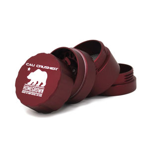 Cali Crusher Homegrown 4-Piece Pocket Grinder - Color:Red