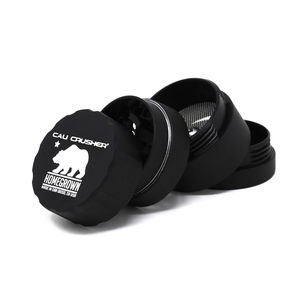 Cali Crusher Homegrown 4-Piece Pocket Grinder - Color:Black