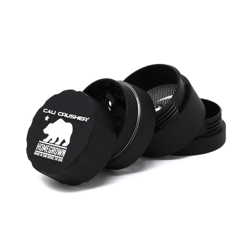 Cali Crusher Homegrown 4-Piece Pocket Grinder - Color:Black