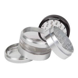 Kannastor 2.5” Clear Top Jar Body 4pc Grinder