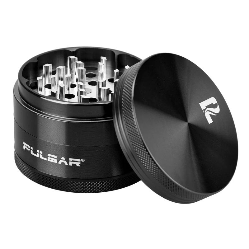 Pulsar 2.5" Hard Top 4-Piece Grinder - Color:Black