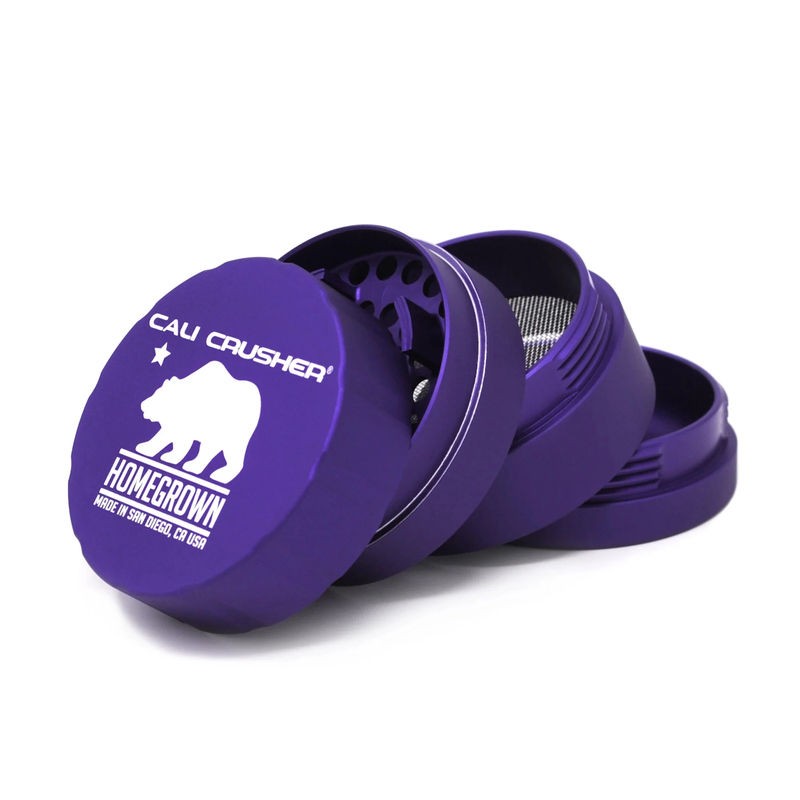 Cali Crusher Homegrown Large 4-Piece Grinder - Color:Purple