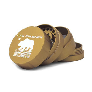 Cali Crusher Homegrown Large 4-Piece Grinder - Color:Gold