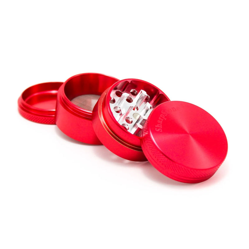 SharpStone 1.5" 4-Piece Grinder - Color:Red