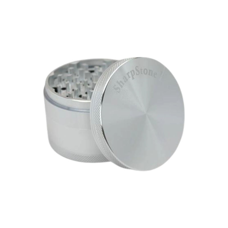 SharpStone 1.5" 4-Piece Grinder - Color:Silver