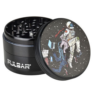 Pulsar 2.5” Metal 4-Piece Grinder - Multiple Designs! - Design:Super Spaceman