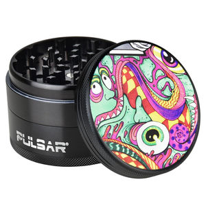 Pulsar 2.5” Metal 4-Piece Grinder - Multiple Designs! - Design:Losin' It