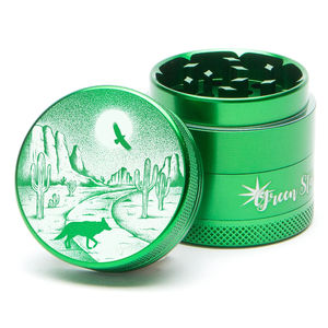 Green Star Scenic Medium 4-Piece Grinder - Style:Desert Night - Color:Green