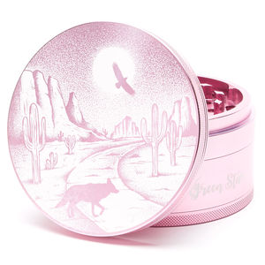 Green Star Scenic Large 4-Piece Grinder - Style:Desert Night - Color:Pink
