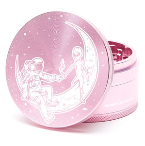 Green Star Scenic Large 4-Piece Grinder - Style:Best Buds Universe - Color:Pink