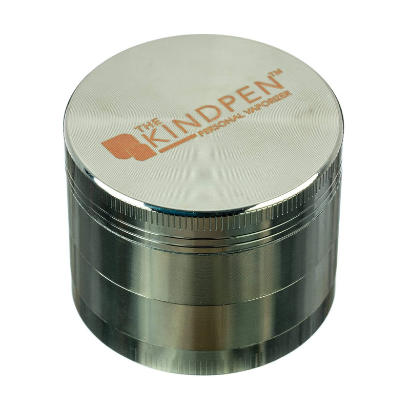 Kind Pen Tri-Level Herb Grinder - Color:Silver