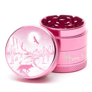 Green Star Scenic Small 4-Piece Grinder - Style:Desert Night - Color:Pink