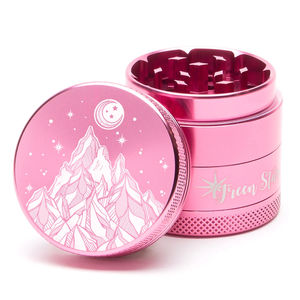 Green Star Scenic Small 4-Piece Grinder - Style:Starry Night - Color:Pink