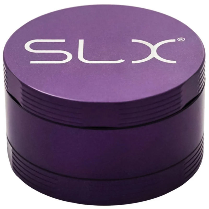 SLX Extra Large Ceramic Coated 4-Piece Grinder - Color:Purple