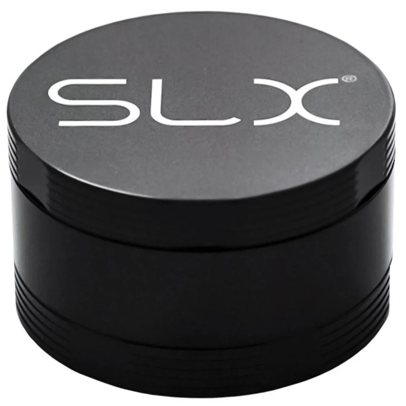 SLX Extra Large Ceramic Coated 4-Piece Grinder - Color:Black