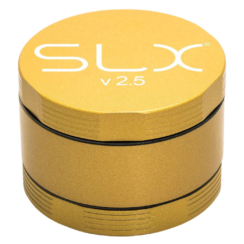 SLX Large Ceramic Coated 4-Piece Grinder - Color:Yellow