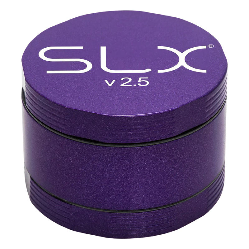 SLX Large Ceramic Coated 4-Piece Grinder - Color:Purple