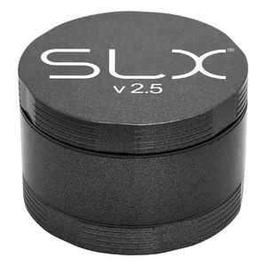 SLX Large Ceramic Coated 4-Piece Grinder - Color:Charcoal