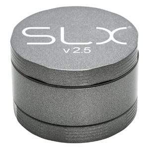 SLX Large Ceramic Coated 4-Piece Grinder - Color:Silver
