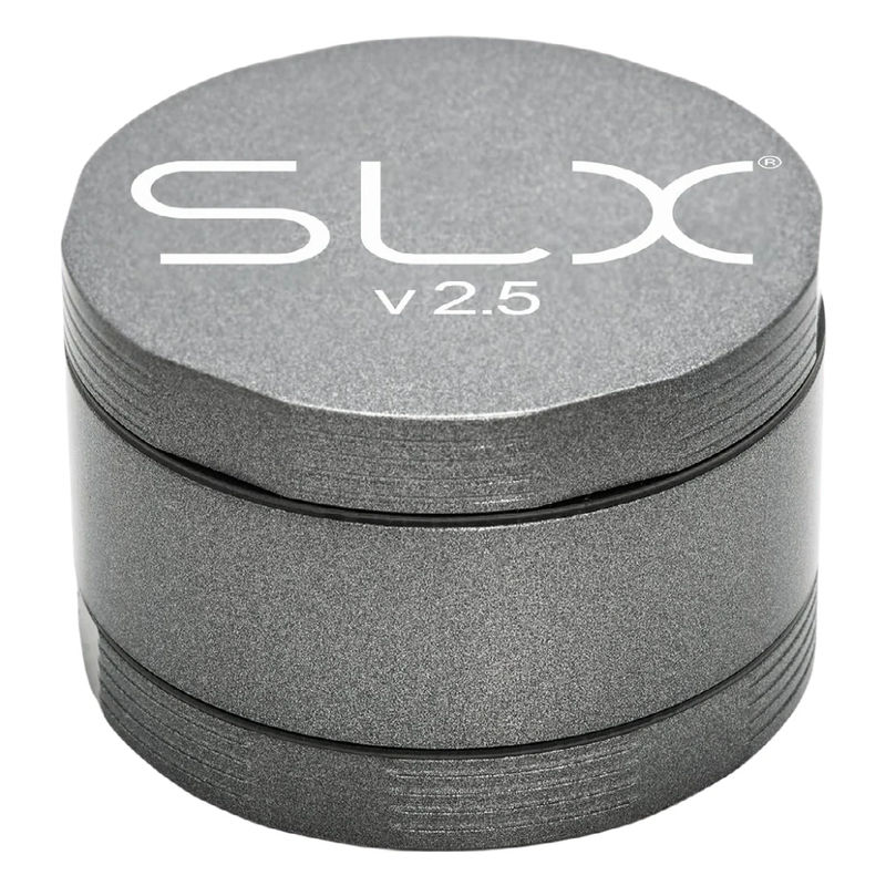 SLX Large Ceramic Coated 4-Piece Grinder - Color:Silver