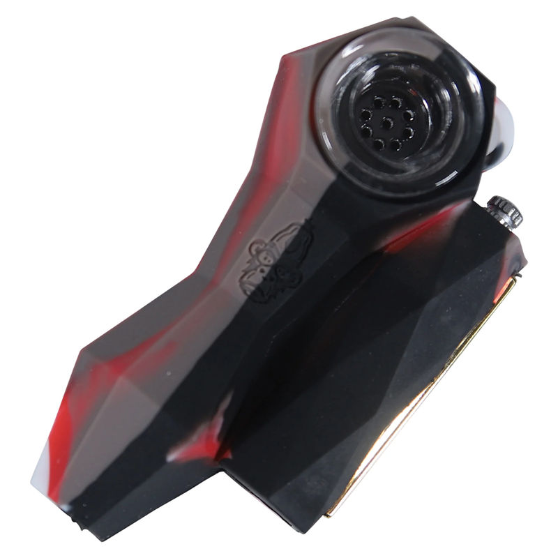 Alien Ape Sparker Hand Pipe w. Permanent Match - Configuration:Red Camo