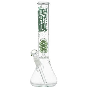 Amsterdam 15" Coil Perc Beaker Bong