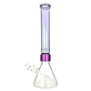 Prism Pipes 18” Tall Colored Beaker Bong - Color:Grape & Purple