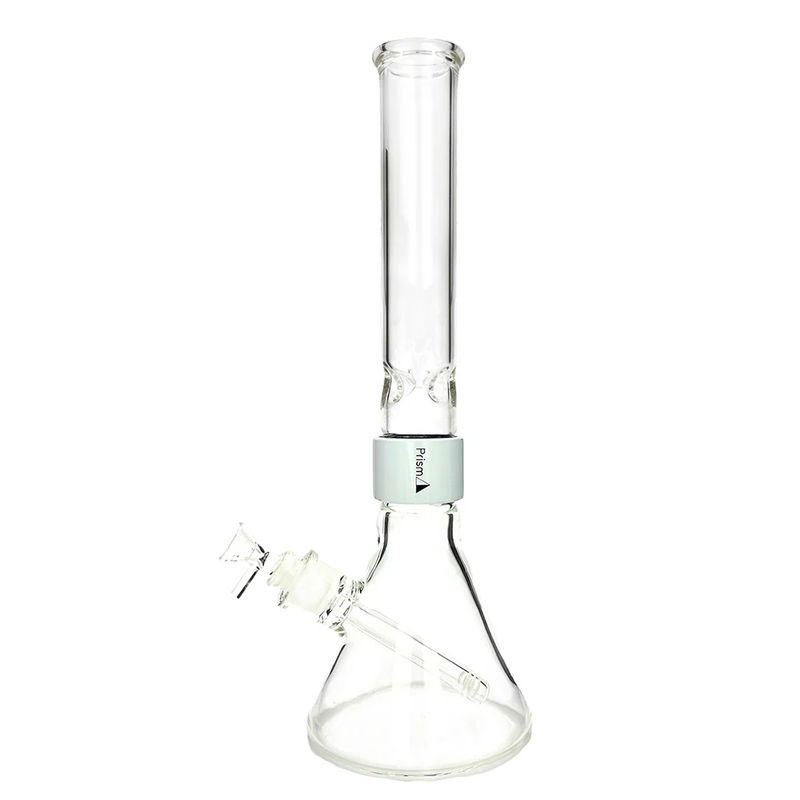 Prism Pipes Halo Beaker Bong - Size:Tall (18” inches) - Color:White