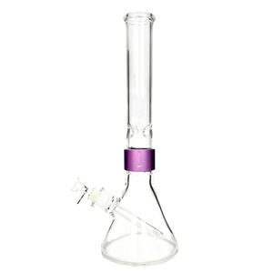 Prism Pipes Halo Beaker Bong - Size:Tall (18” inches) - Color:Purple
