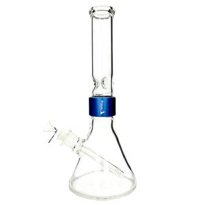Prism Pipes Halo Beaker Bong - Size:Standard (14” inches) - Color:Blue