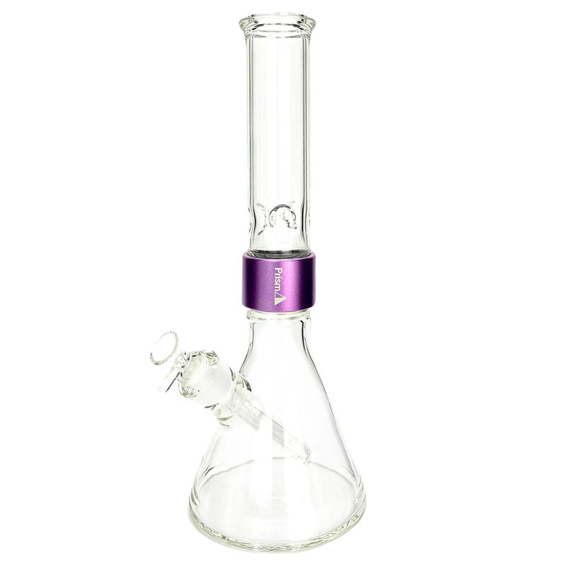 Prism Pipes Halo Beaker Bong - Size:Standard (14” inches) - Color:Purple