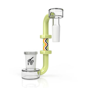 Honeybee Herb 14mm Dropdown Adapters - Multiple Designs - Style:J Drop Down Wig Wag - Color:Green