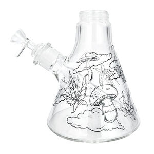 Prism Pipes Replacement Custom Bong Bases - Type:Classic Beaker - Design:Sky High