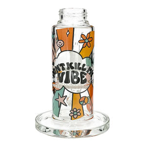 Prism Pipes Replacement Custom Bong Bases - Type:Big Honeycomb - Design:Flower Power