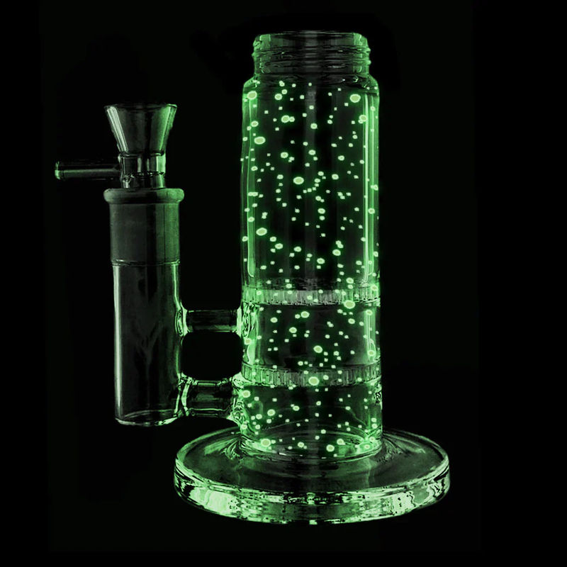 Prism Pipes Replacement Custom Bong Bases - Type:Honeycomb - Design:Glow (UV Reactive)