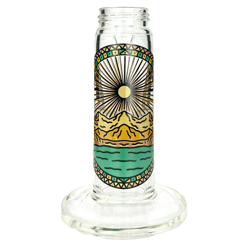 Prism Pipes Replacement Custom Bong Bases - Type:Honeycomb - Design:Desert Dream’n
